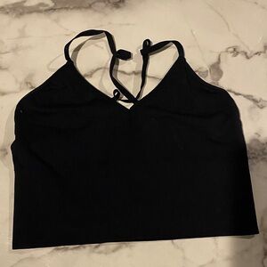 Women’s Black Sports Bra Top